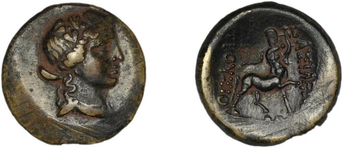 Prusias I of Bithynia Bithynia Waddington 1908 26, реверс, bm
