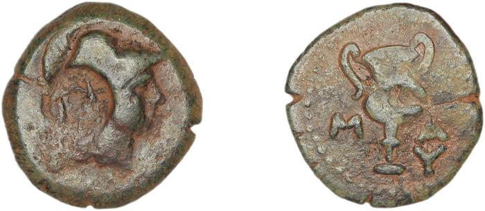 Methymna Franke 1975 25, реверс, bm