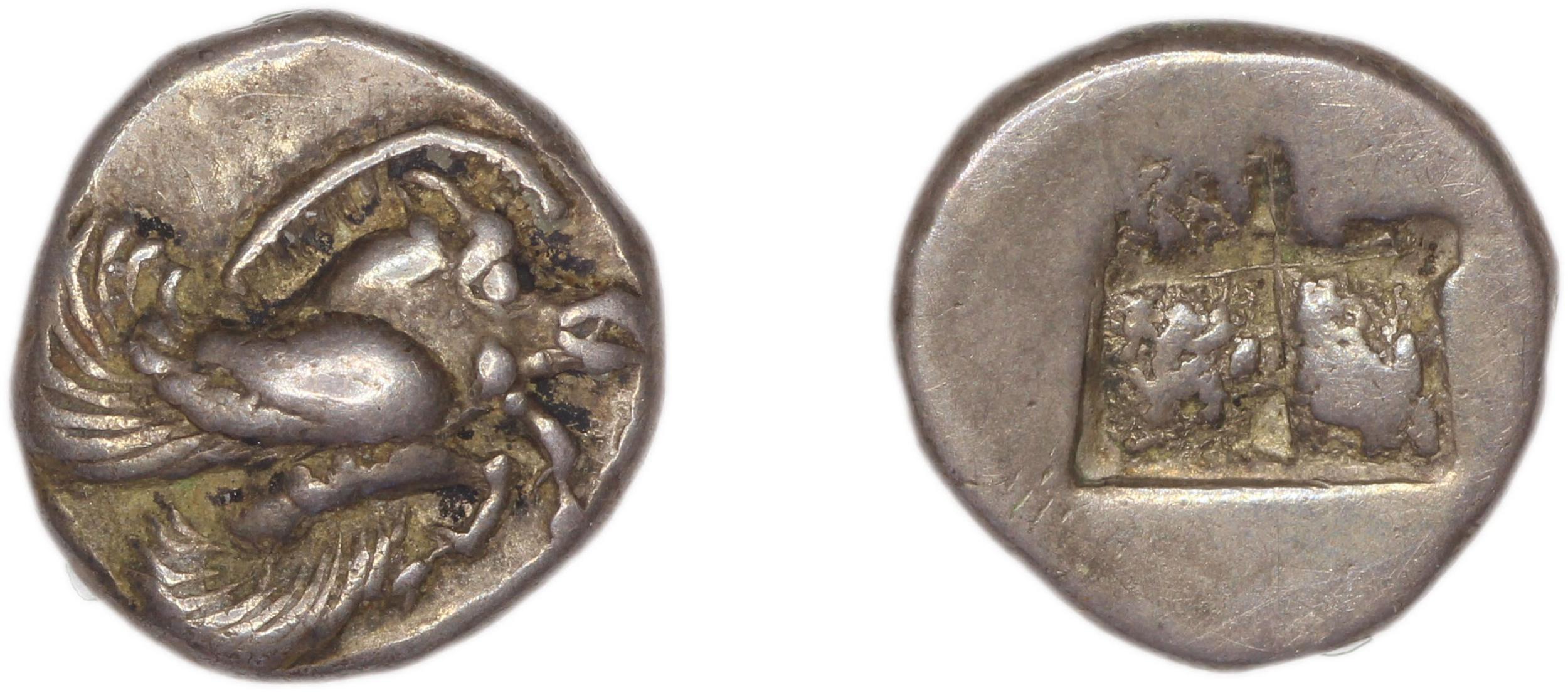 аверс Clazomenae Dengate 1967 II diobols
