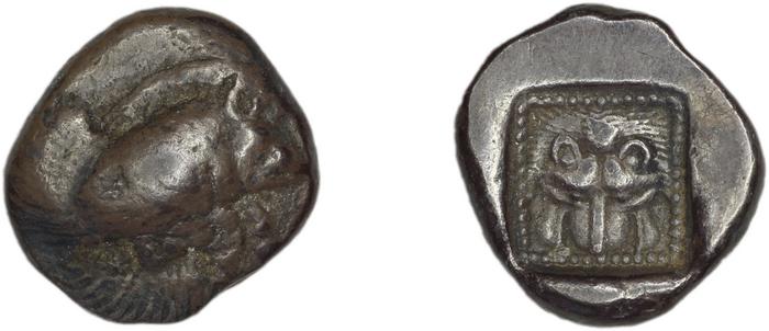 Samos Barron 1966 Samian drachms, реверс, bm