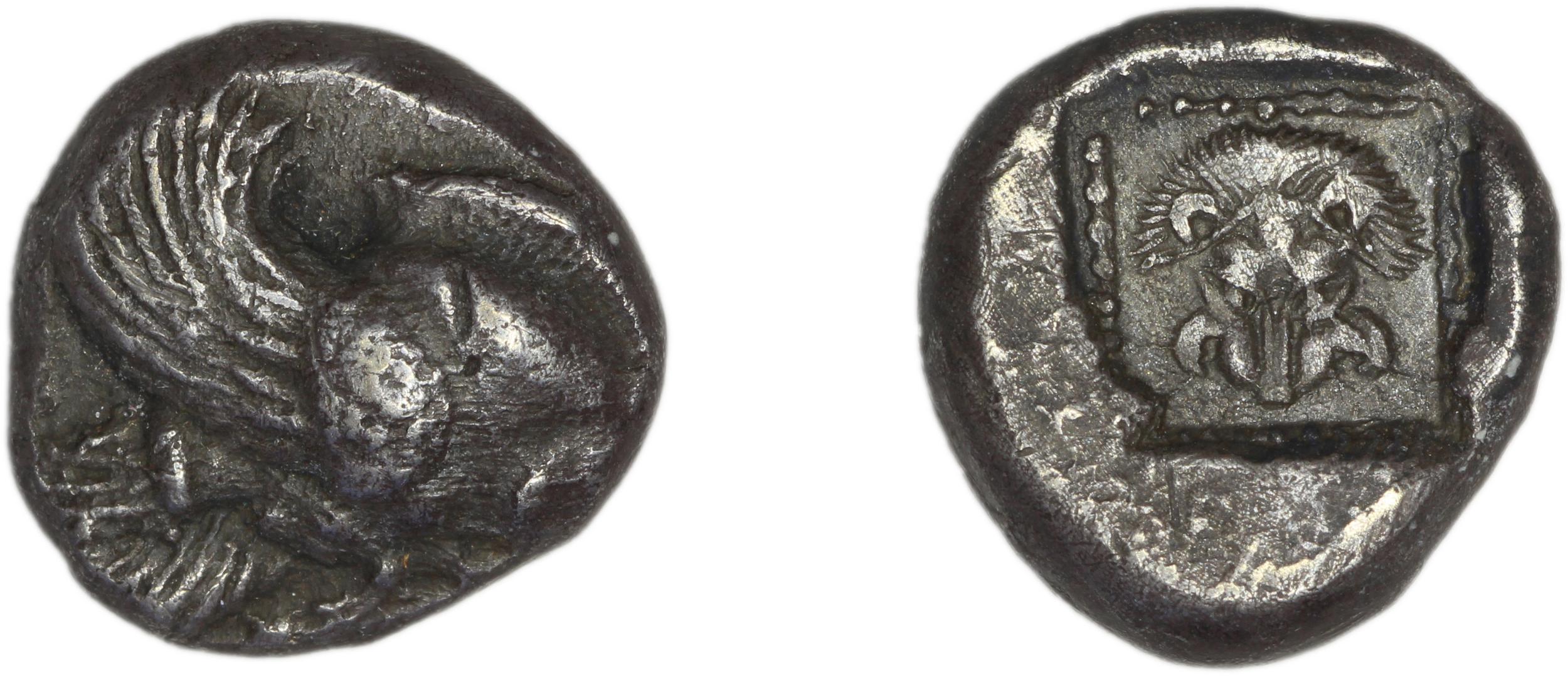 Samos Barron 1966 Lyd-Mil drachms, аверс, bm