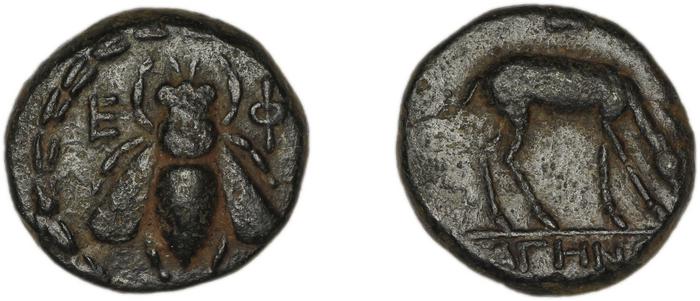 реверс Ephesus Kinns and Holt 2023 Period V, AE XVIII