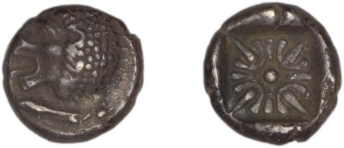 Miletus Babelon 1907 429, реверс, bm
