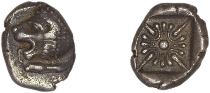 Miletus Babelon 1907 429, реверс, bm