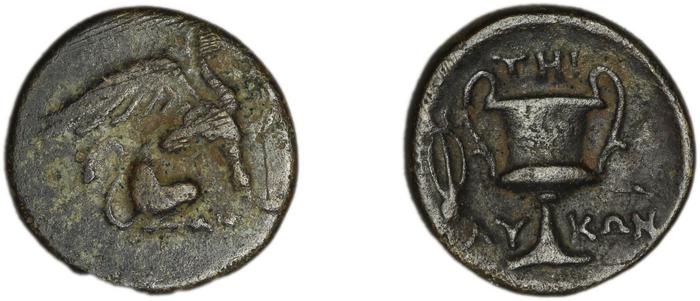 Teos Kinns 1980 Period I.2, AE 6, реверс, bm