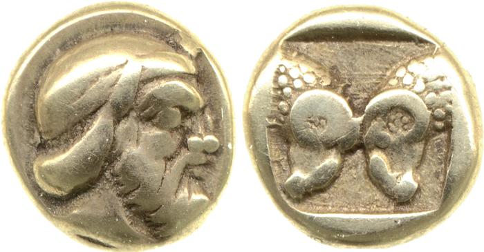 Mytilene Bodenstedt 1981 Series 3.37, реверс, Британский музей