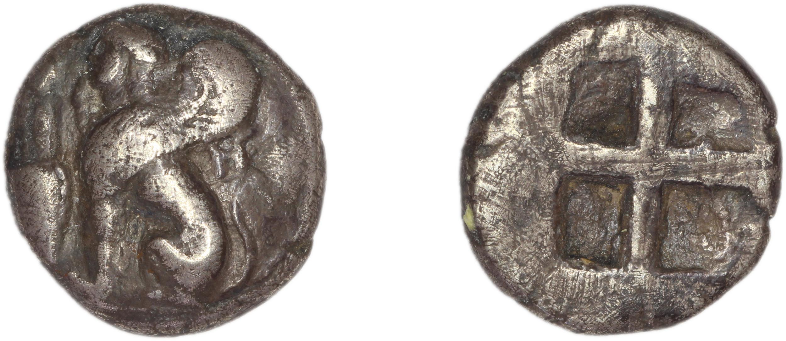 Chios Hardwick 1991 Chian 410-380 ar, аверс, Британский музей