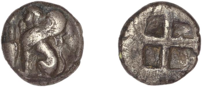 Chios Hardwick 1991 Chian 410-380 ar, реверс, Британский музей