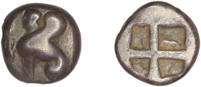 Chios Hardwick 1991 Chian 410-380 ar, реверс, Британский музей