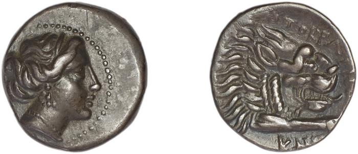 Cnidus Ashton 1999 Drachms, реверс, bm