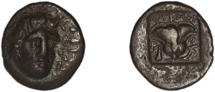 Rhodes Jenkins 1989 Group B hemidrachms, реверс, bm