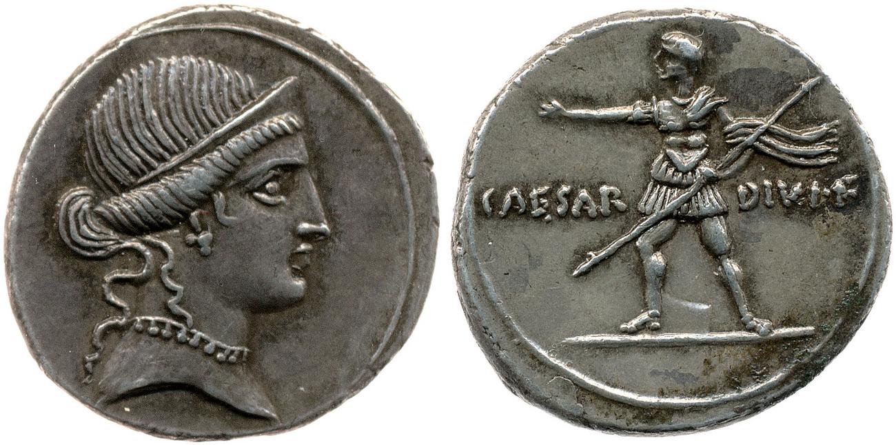 RIC I (second edition) Augustus 251, аверс, bm