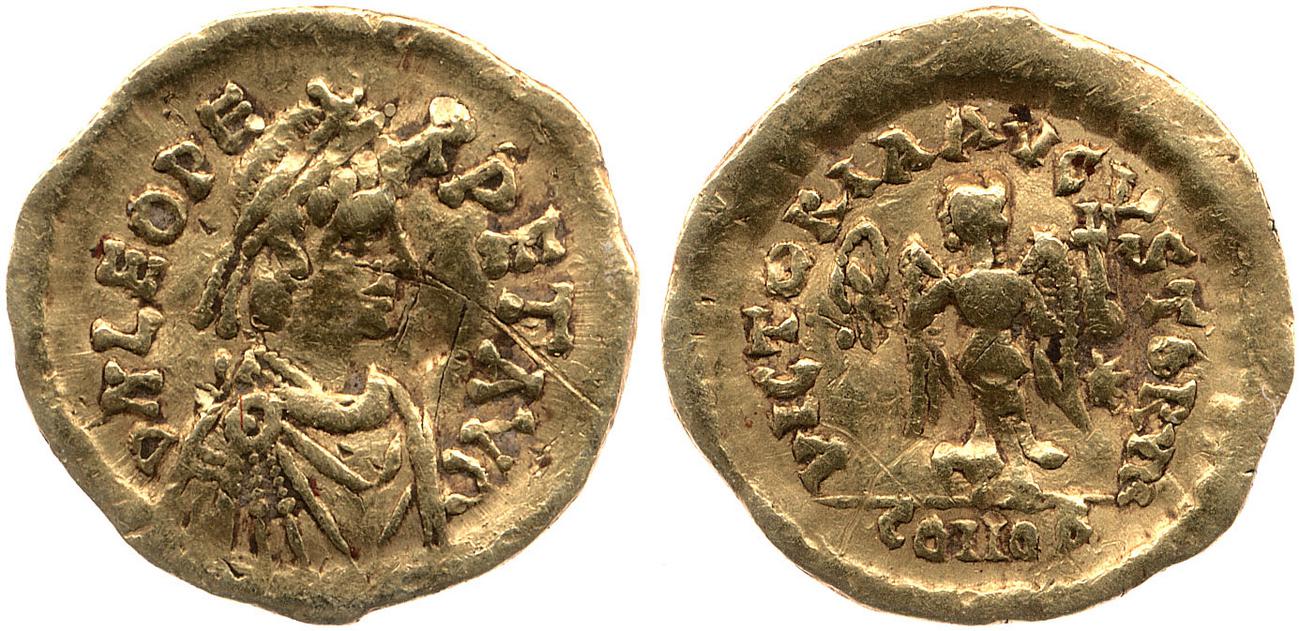 RIC X Leo I (East) 635, аверс, bm