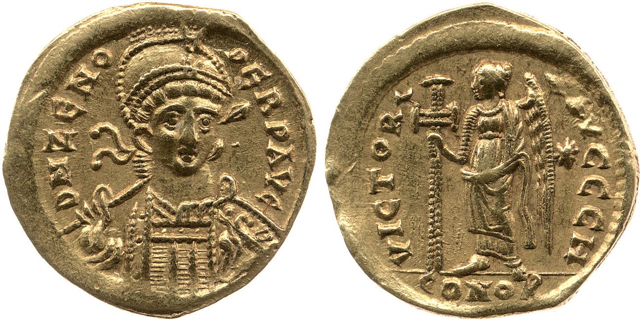 RIC X Zeno (East) 929, аверс, bm