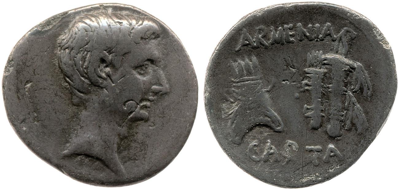 RIC I (second edition) Augustus 515, аверс, Британский музей