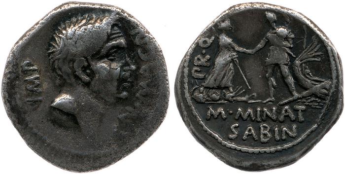 RRC 470/1a, реверс, bm