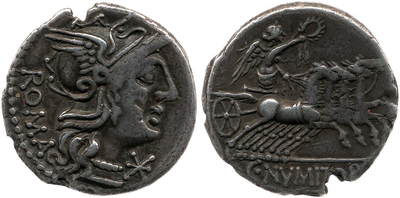 RRC 246/1, аверс, Британский музей