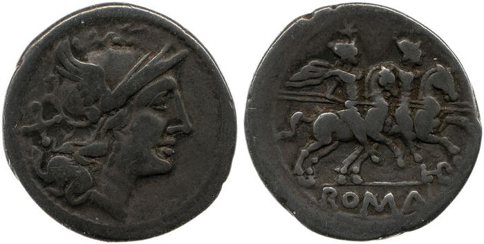 RRC 134/1a, реверс, bm