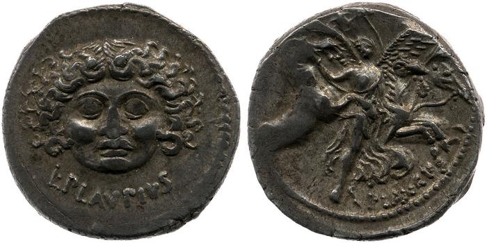 RRC 453/1a, реверс, bm