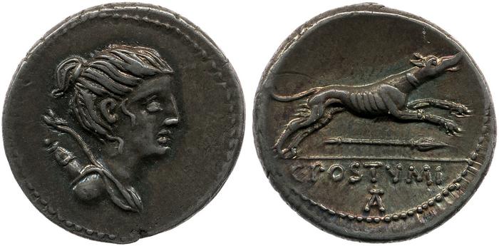 RRC 394/1a, реверс, bm