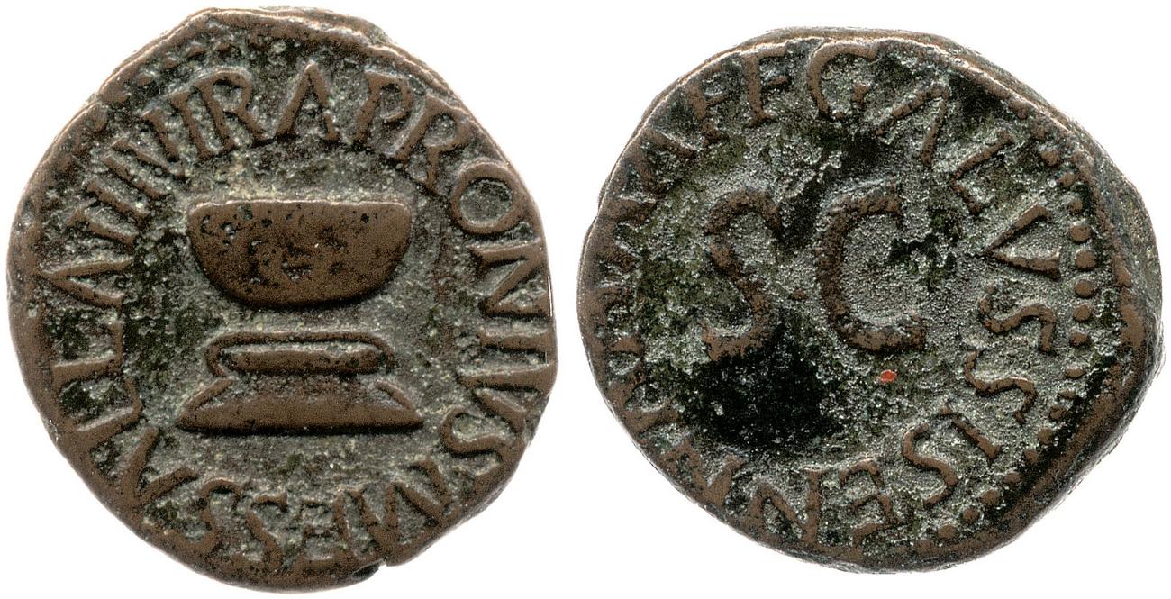 аверс RIC I (second edition) Augustus 443