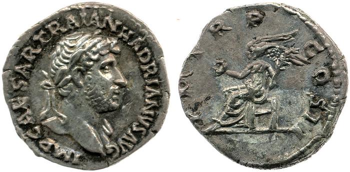 RIC II, Part 3 (second edition) Hadrian 337, реверс, Британский музей