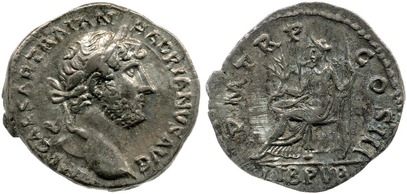 аверс RIC II, Part 3 (second edition) Hadrian 363