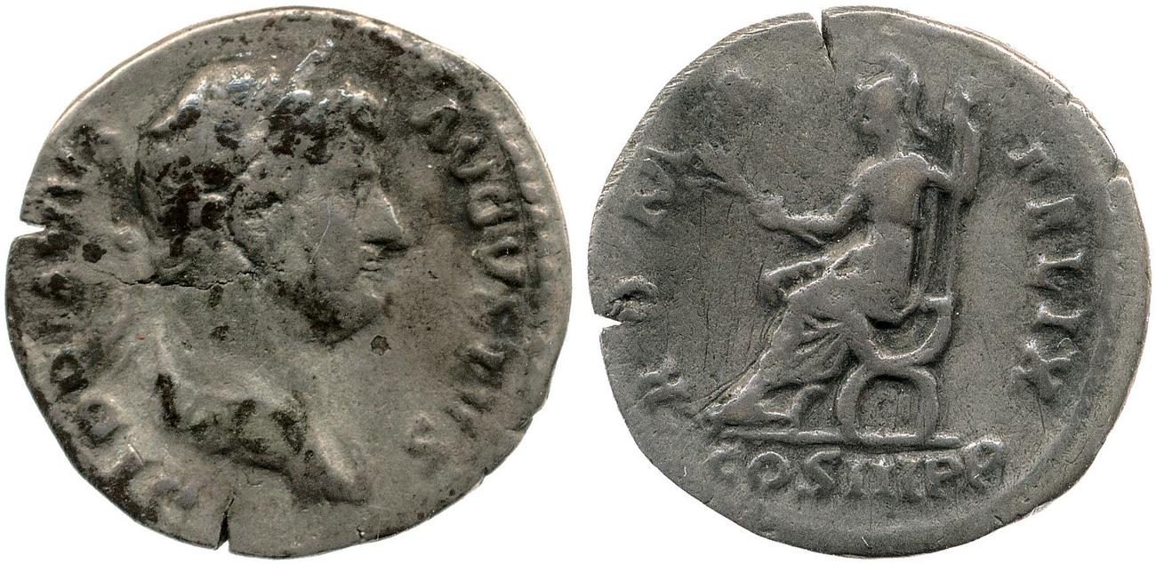 аверс RIC II, Part 3 (second edition) Hadrian 1124