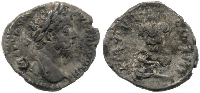 реверс RIC III Marcus Aurelius 289