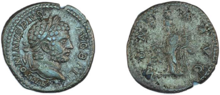 RIC IV Caracalla 224, реверс, Британский музей