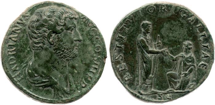 реверс RIC II, Part 3 (second edition) Hadrian 1849