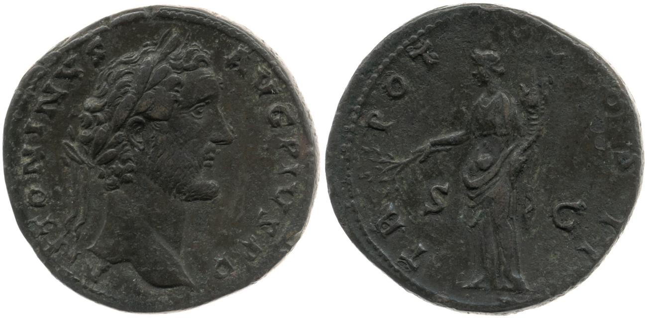 RIC III Antoninus Pius 549, аверс, Британский музей