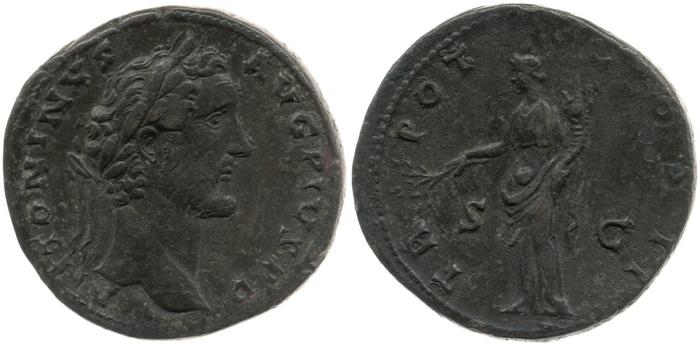 RIC III Antoninus Pius 549, реверс, Британский музей