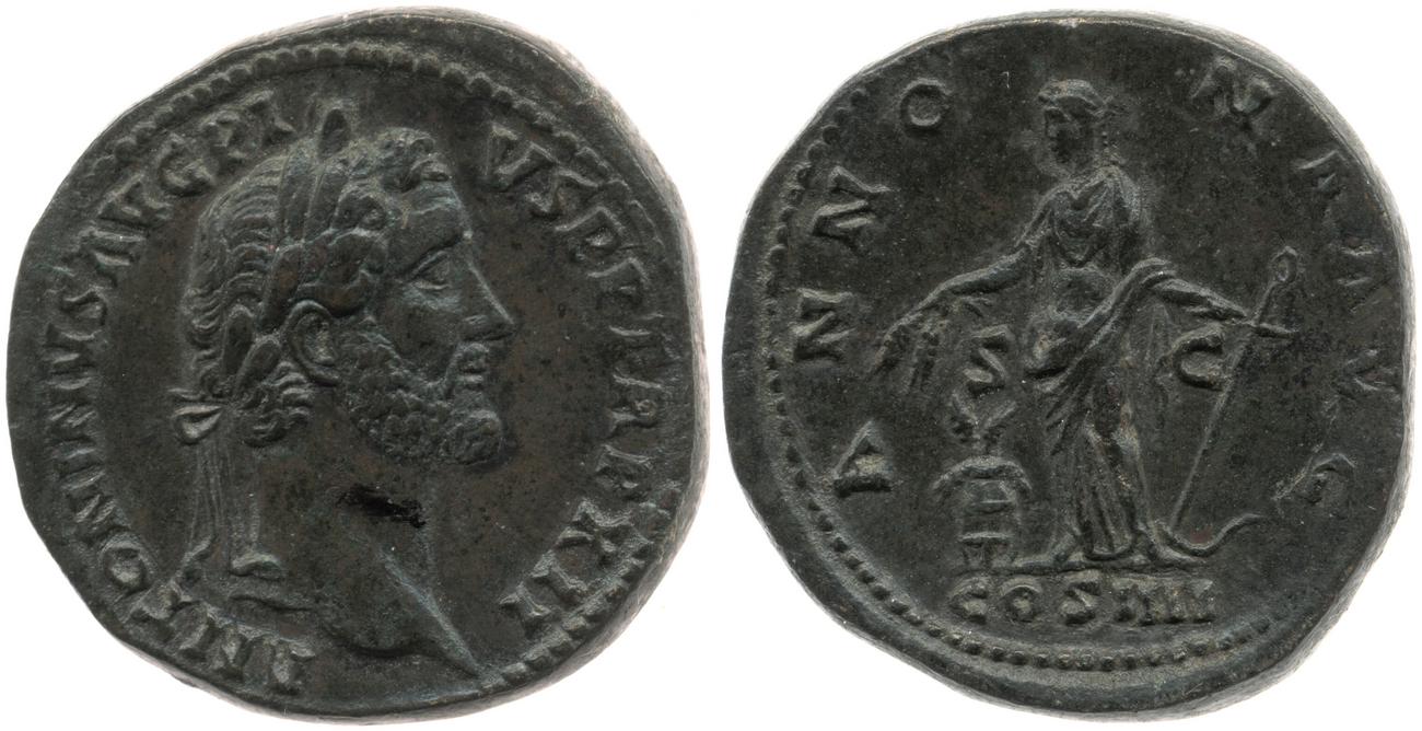 аверс RIC III Antoninus Pius 854