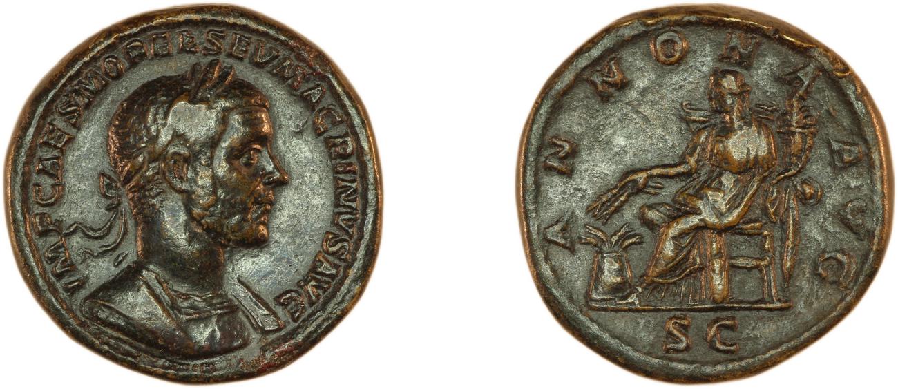 obverse RIC IV Macrinus 169
