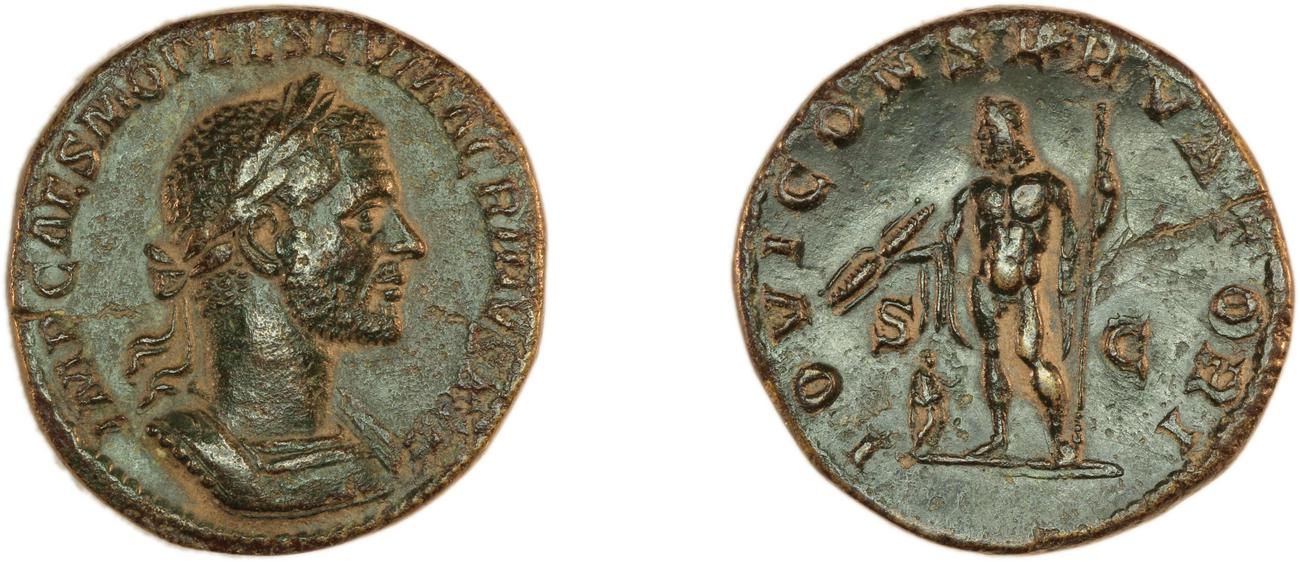 obverse RIC IV Macrinus 189