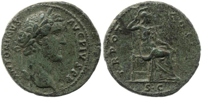 RIC III Antoninus Pius 696, реверс, Британский музей