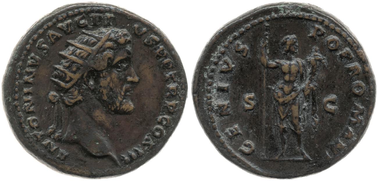RIC III Antoninus Pius 661, аверс, Британский музей