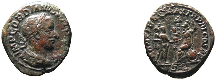 RIC IV Gordian III 296B, реверс, bm