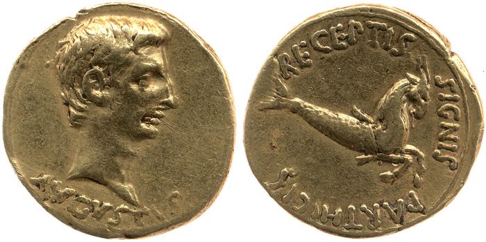 реверс RIC I (second edition) Augustus 522
