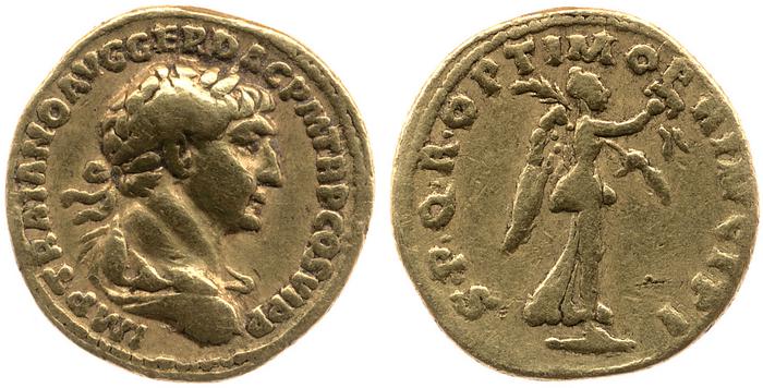 RIC II Trajan 281, реверс, bm