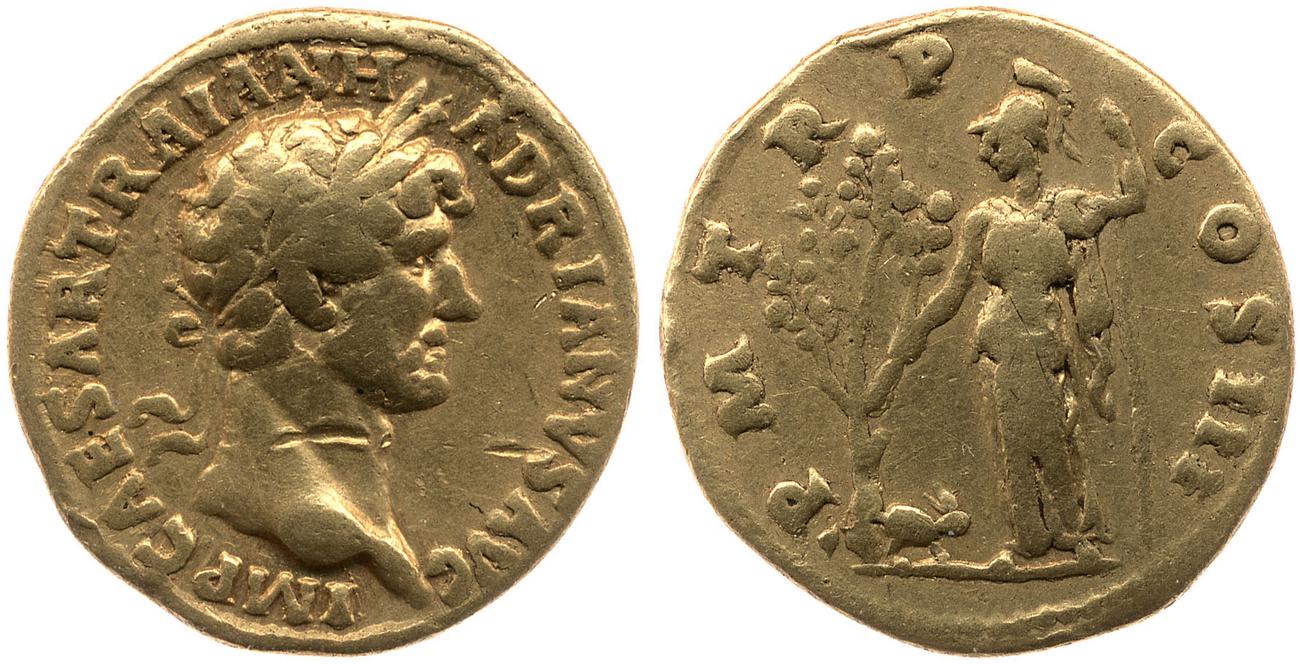 аверс RIC II, Part 3 (second edition) Hadrian 582