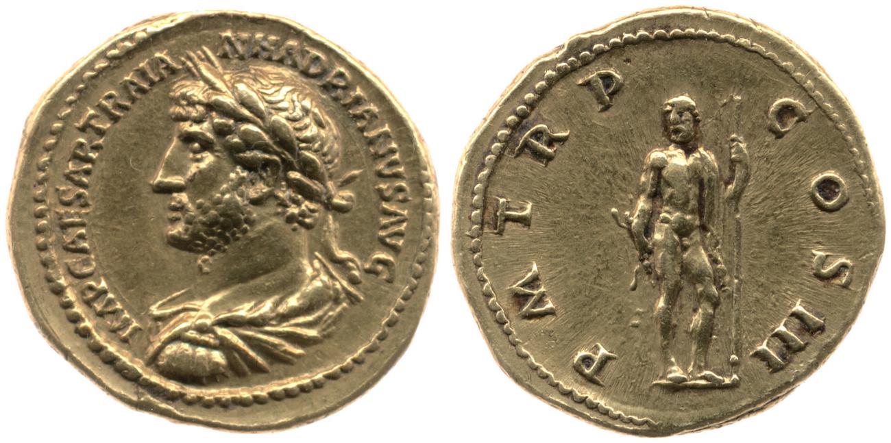 obverse RIC II, Part 3 (second edition) Hadrian 213