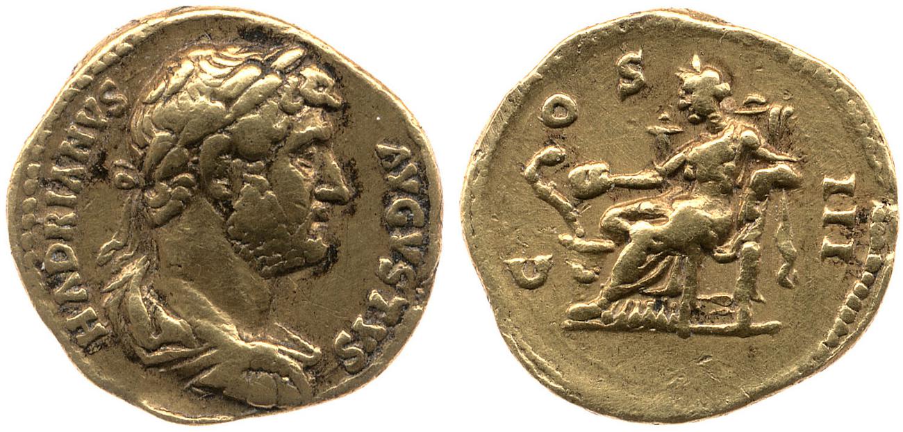 obverse RIC II, Part 3 (second edition) Hadrian 796