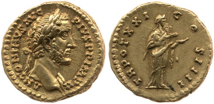 реверс RIC III Antoninus Pius 279C