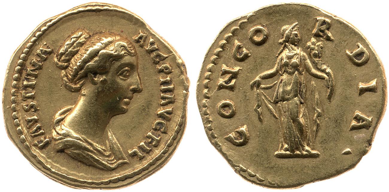 RIC III Antoninus Pius 500a, аверс, Британский музей
