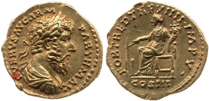 реверс RIC III Marcus Aurelius 596