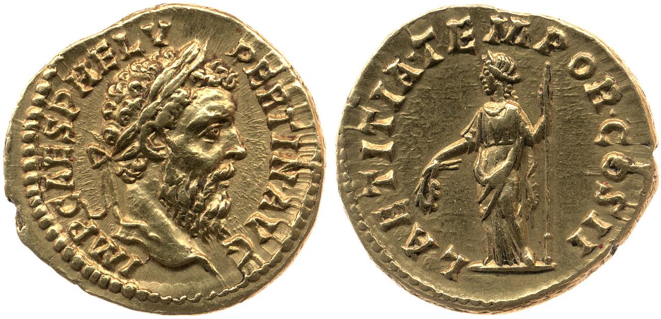 RIC IV Pertinax 4A, аверс, bm