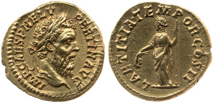 RIC IV Pertinax 4A, реверс, bm