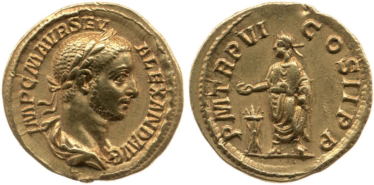 obverse RIC IV Severus Alexander 68